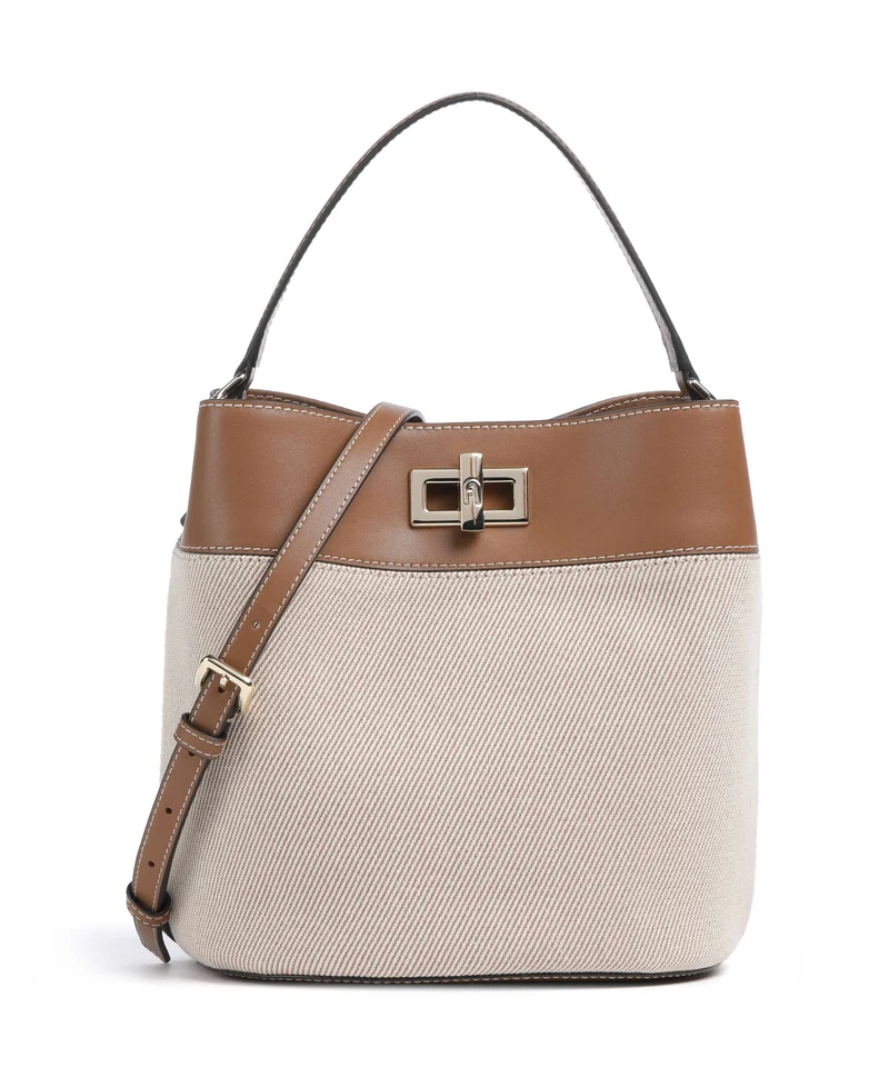 Furla Amelia M Borsa a secchiello toni cognac
