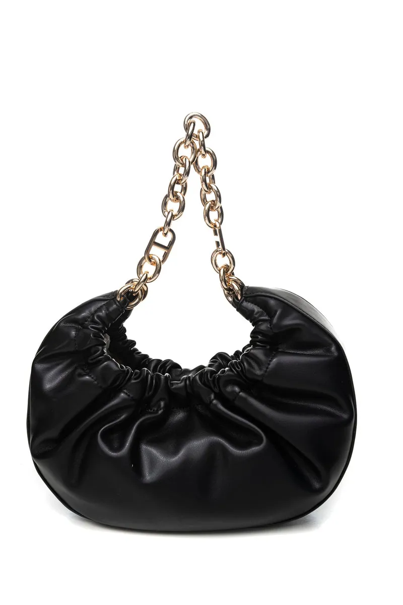 Borsa Twinset Hb Handle Chain Da Donna Nera In Poliuretano