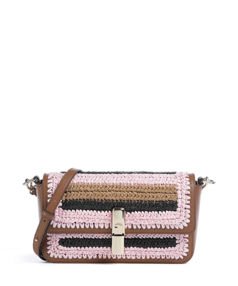 Furla Iride S Borsa a tracolla toni cognac
