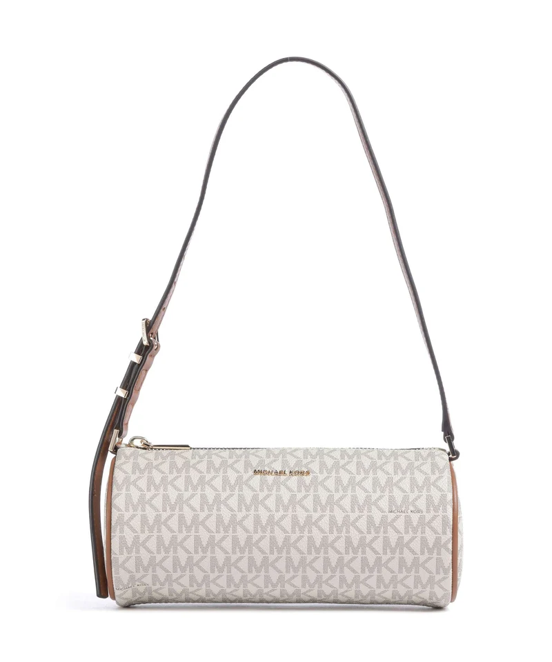 Michael Kors Izzy Small Borsa a spalla vanilla/acrn
