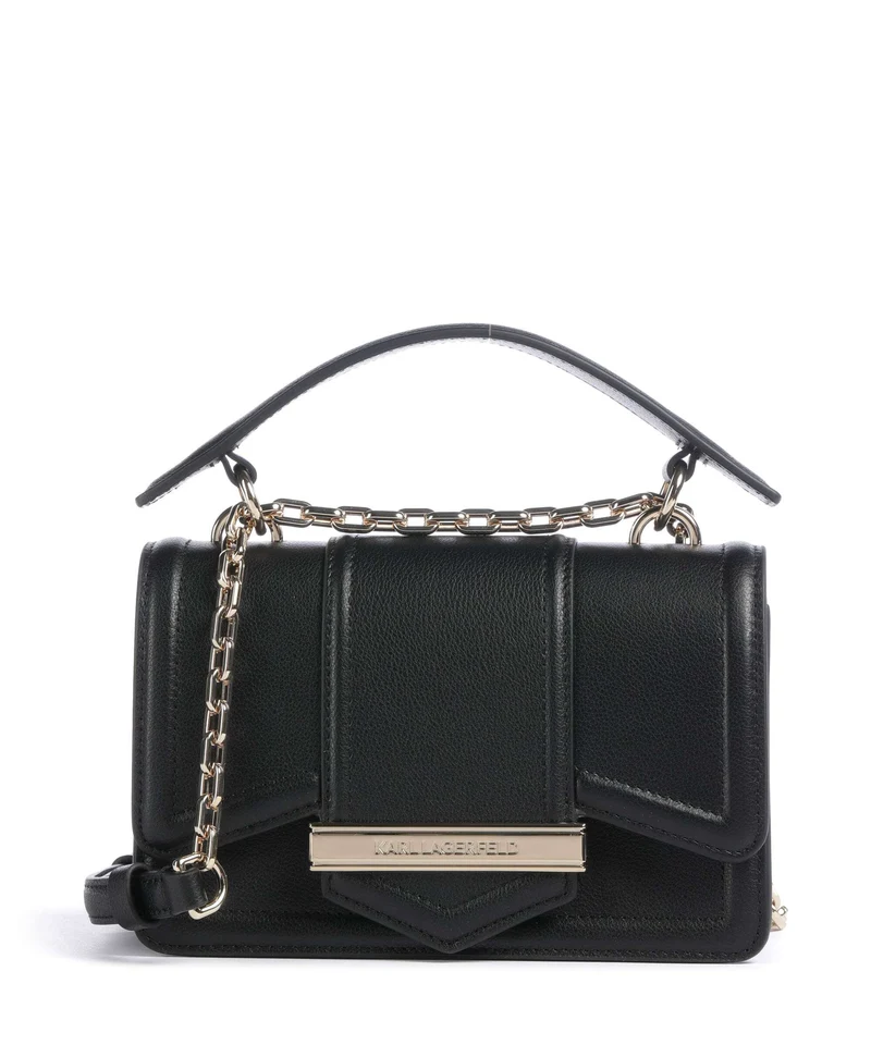 Karl Lagerfeld K/Nova Small Borsa a tracolla black/gold