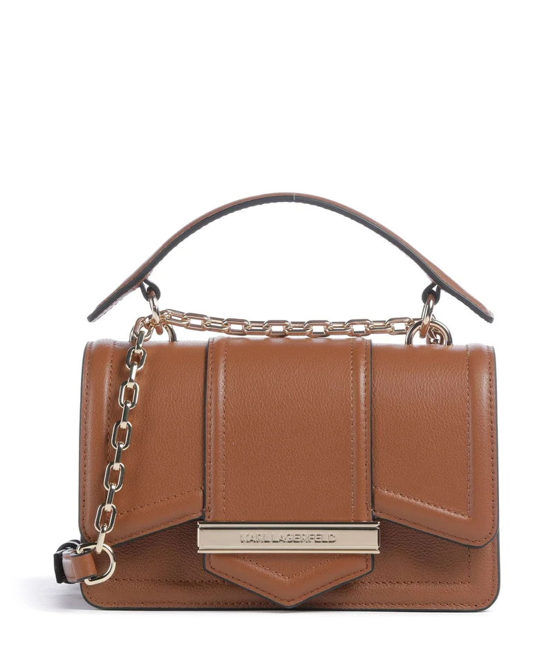 Karl Lagerfeld K/Nova Small Borsa a tracolla dark tan