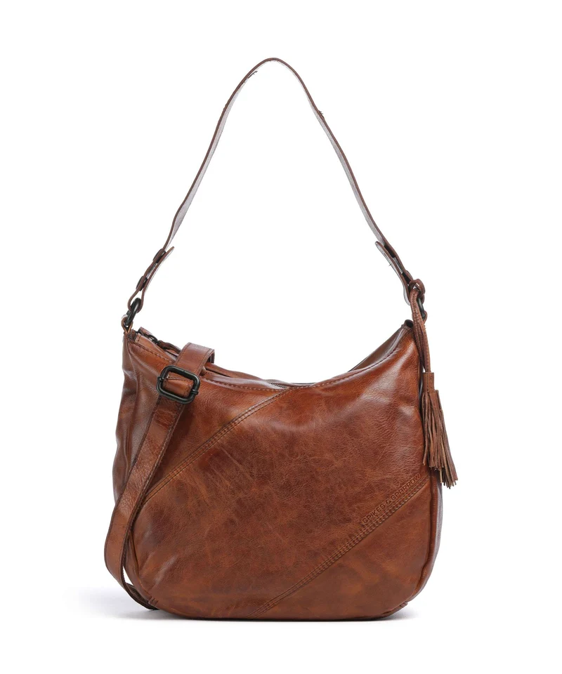 Spikes & Sparrow Apache Natalia Borsa hobo brandy