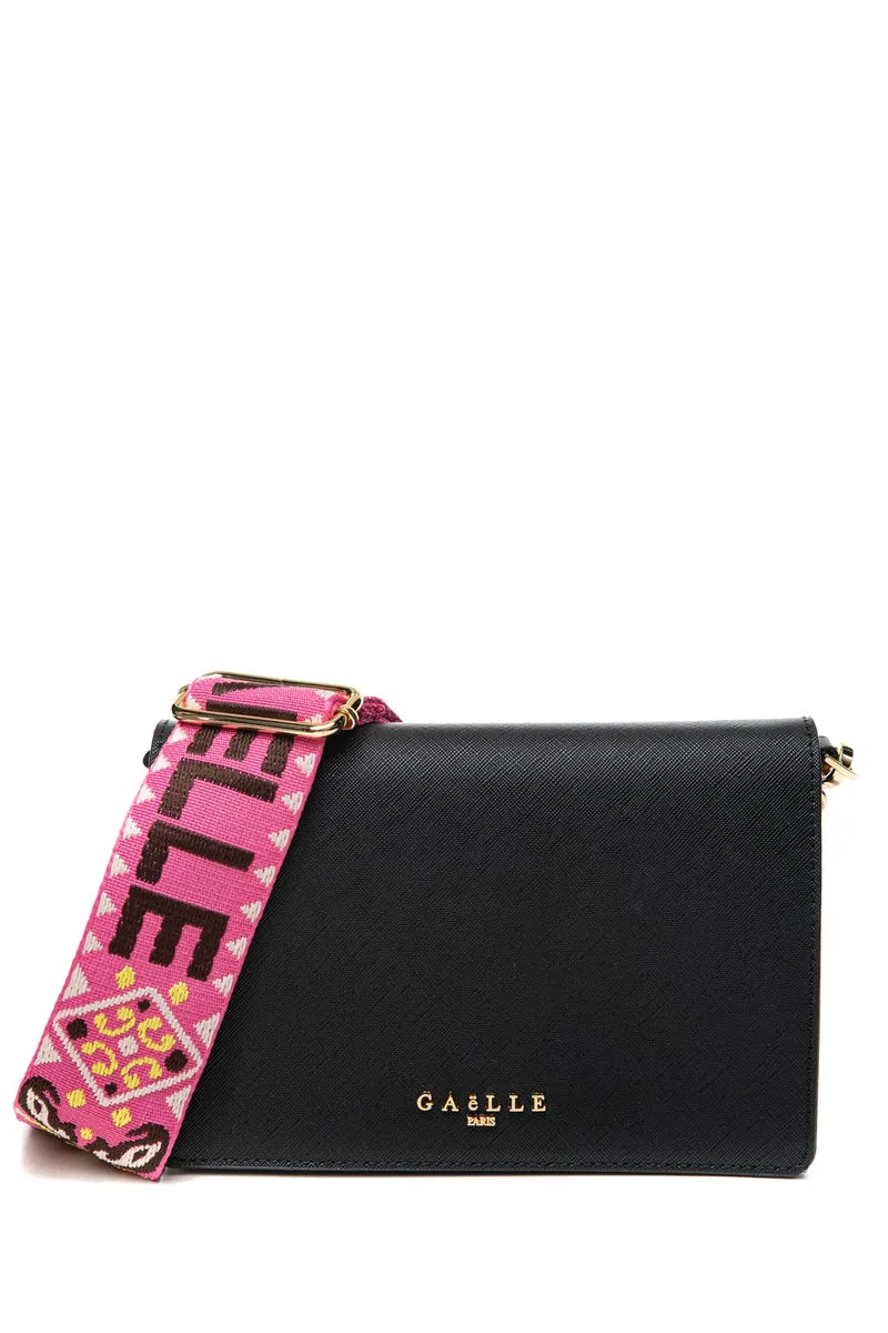 Borsa Gaelle Paris Mini Sh Strap Saf Jqr Da Donna Nera In Poliuretano