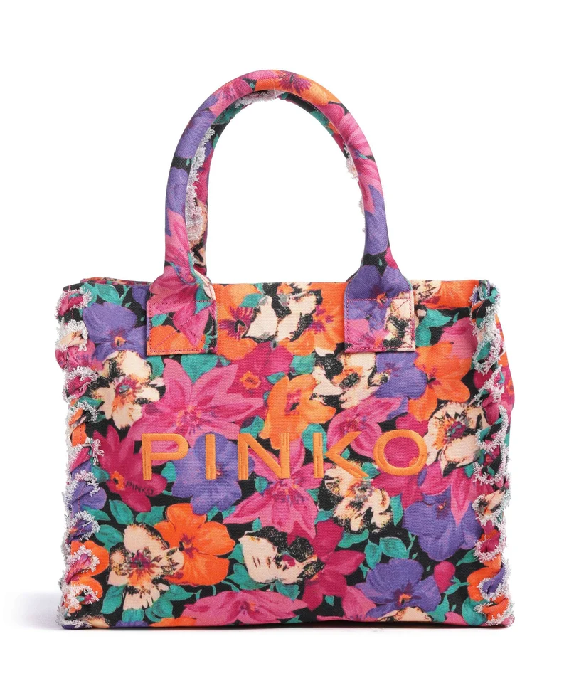 Pinko Beach Borsa a mano fuxia/multicolor/antique gold
