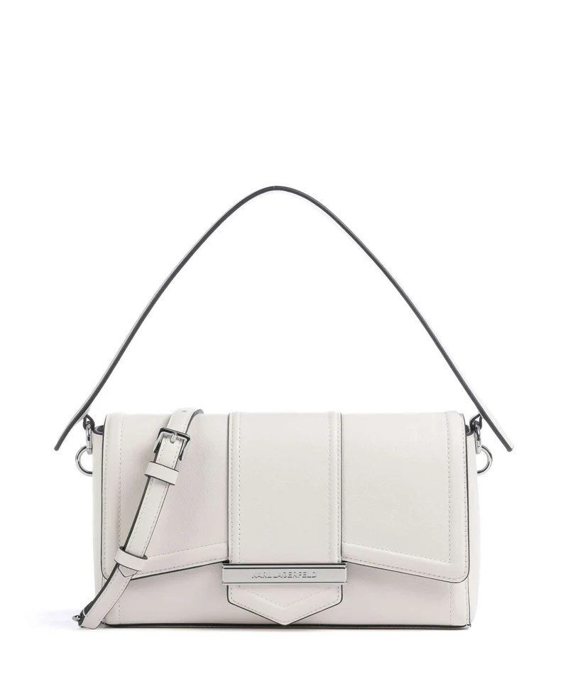 Karl Lagerfeld K/Nova Medium Borsa a spalla off white