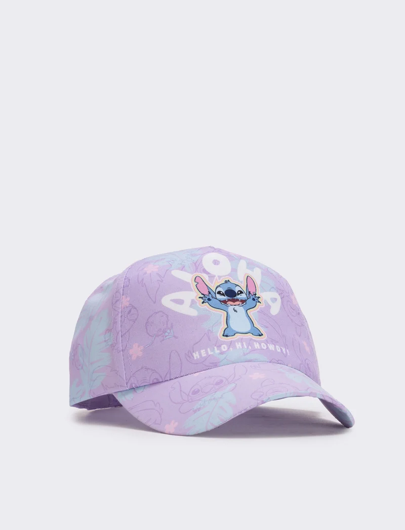Cappello baseball stitch per bambina - Lilla