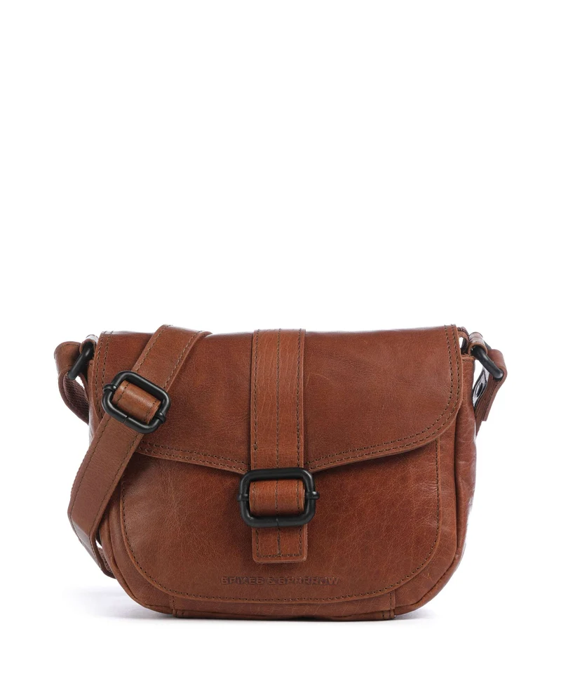 Spikes & Sparrow Bronco Dilianne Borsa a tracolla brandy
