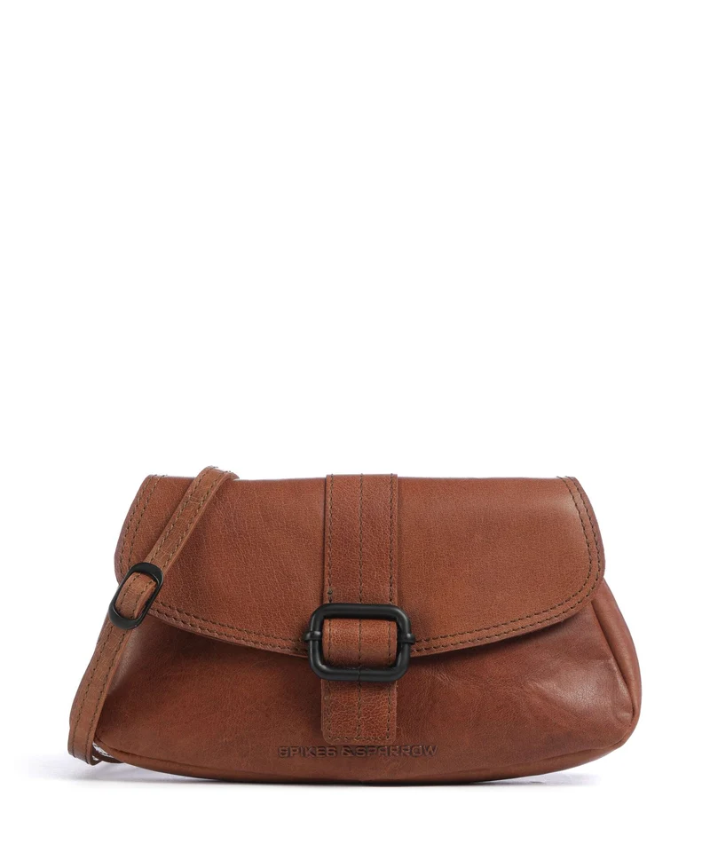 Spikes & Sparrow Bronco Sylvie Borsa a tracolla brandy
