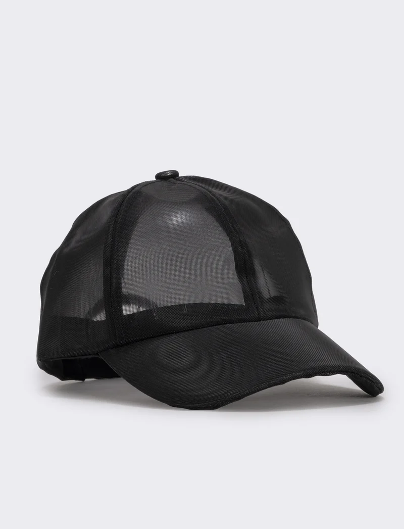 Cappello baseball a rete - Nero