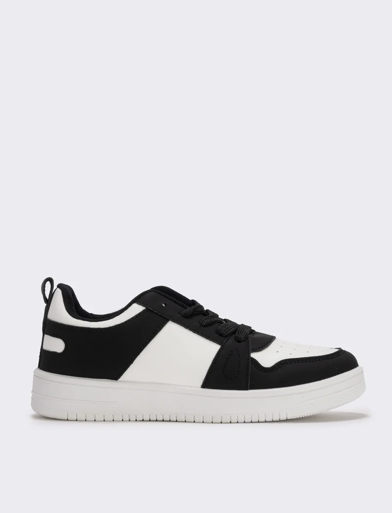 Sneakers bianche e nere per bambini - Bianco-nero