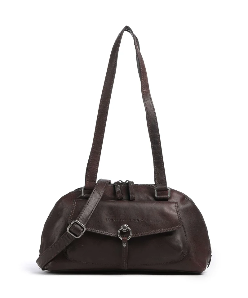 Spikes & Sparrow Bronco Thyrza Borsa a spalla dark brown