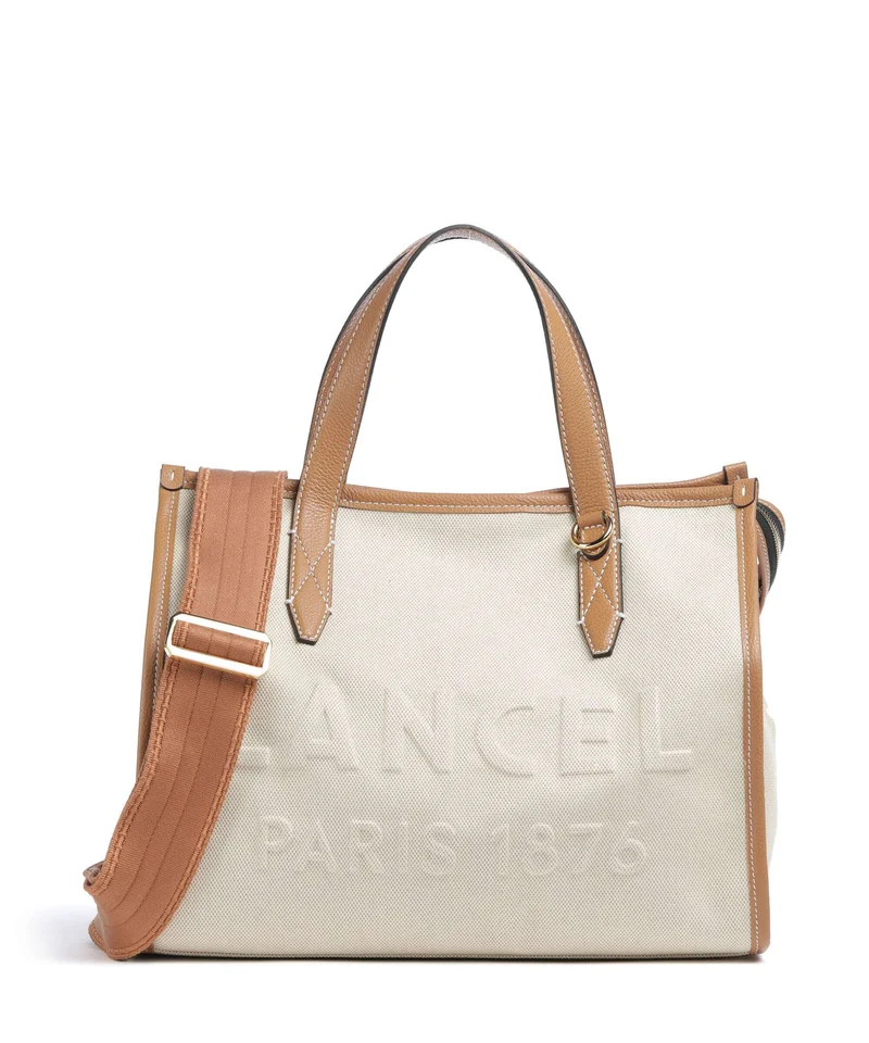 Lancel Jour M Borsa a mano natural/camel