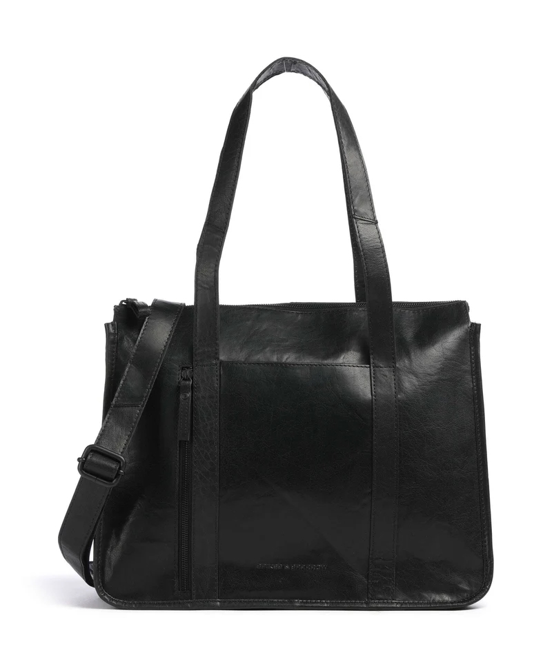 Spikes & Sparrow Bronco Catrenia Borsa shopper black