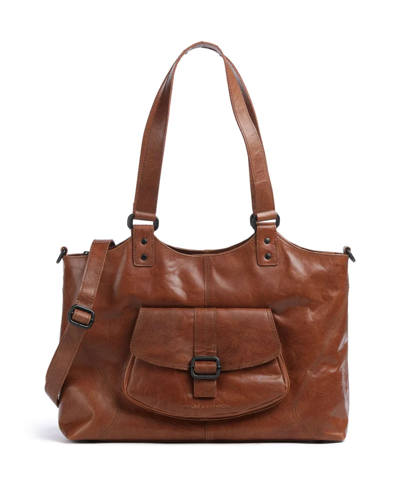 Spikes & Sparrow Bronco Kalynn Borsa shopper brandy