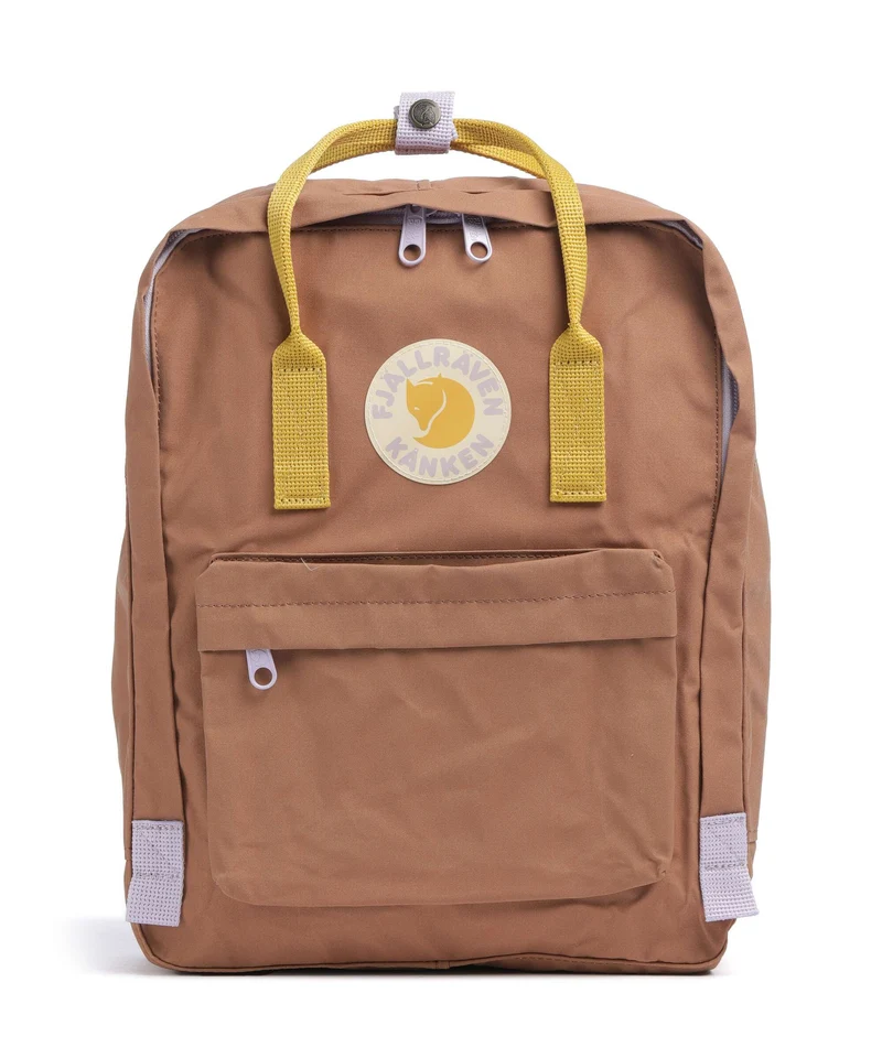 Fjällräven Kånken Koncept Zaino khaki dust/kantarell