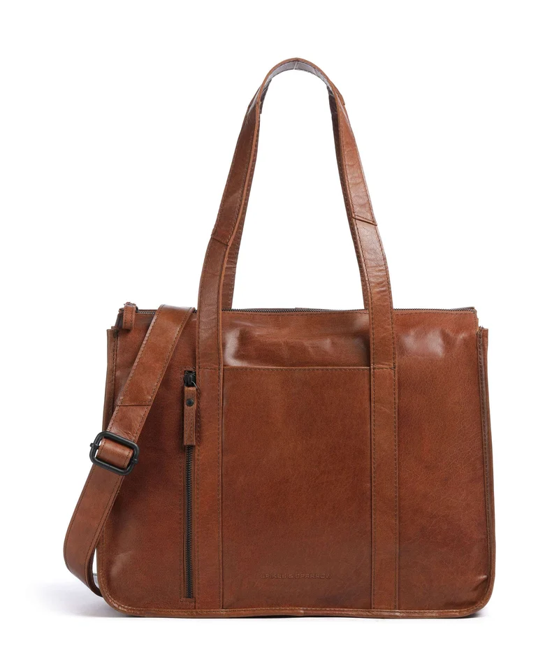 Spikes & Sparrow Bronco Catrenia Borsa shopper brandy