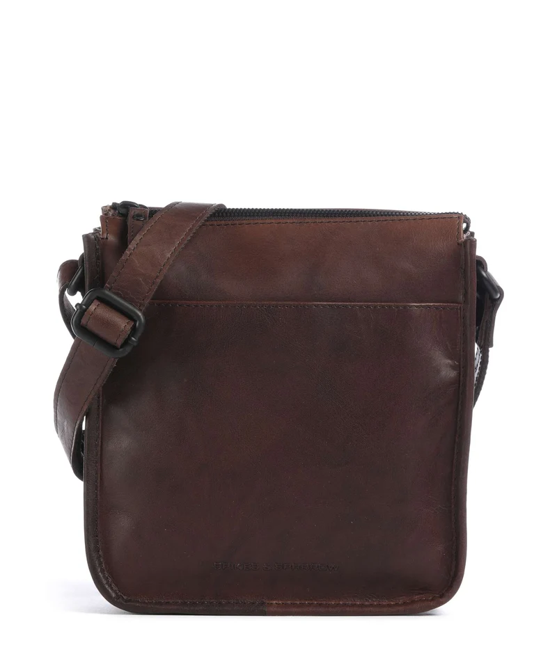 Spikes & Sparrow Bronco Margo Borsa a tracolla dark brown