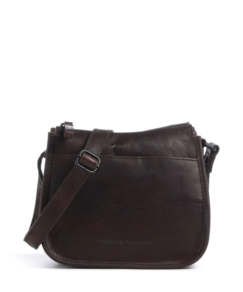 Spikes & Sparrow Bronco Joy Borsa a tracolla dark brown