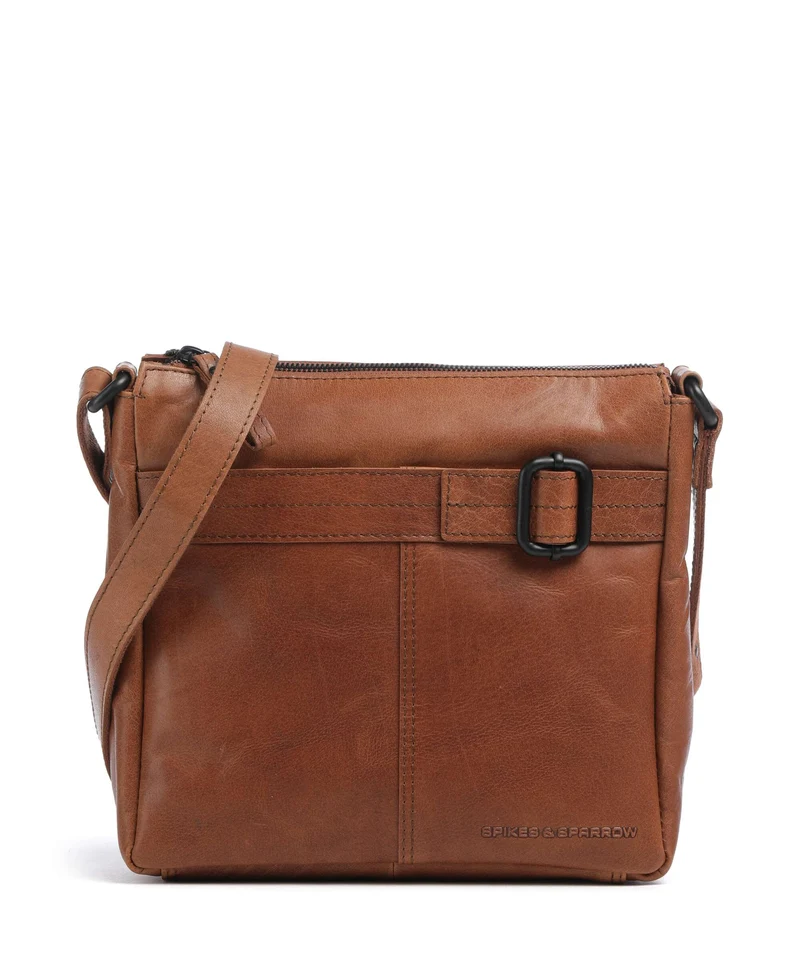 Spikes & Sparrow Bronco Teddi Borsa a tracolla brandy