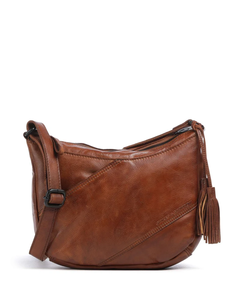 Spikes & Sparrow Apache Lorain Borsa a tracolla brandy