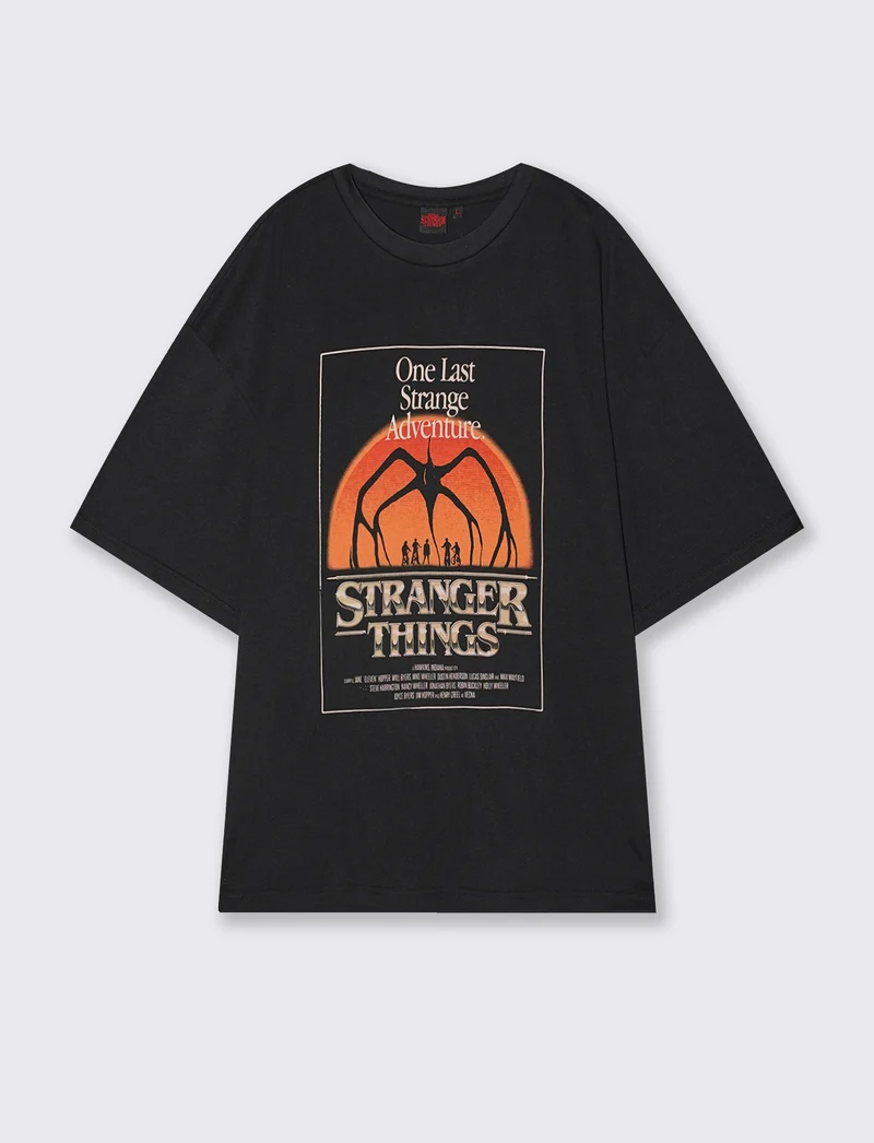 T-shirt Stranger Things con stampa esclusiva - var 1
