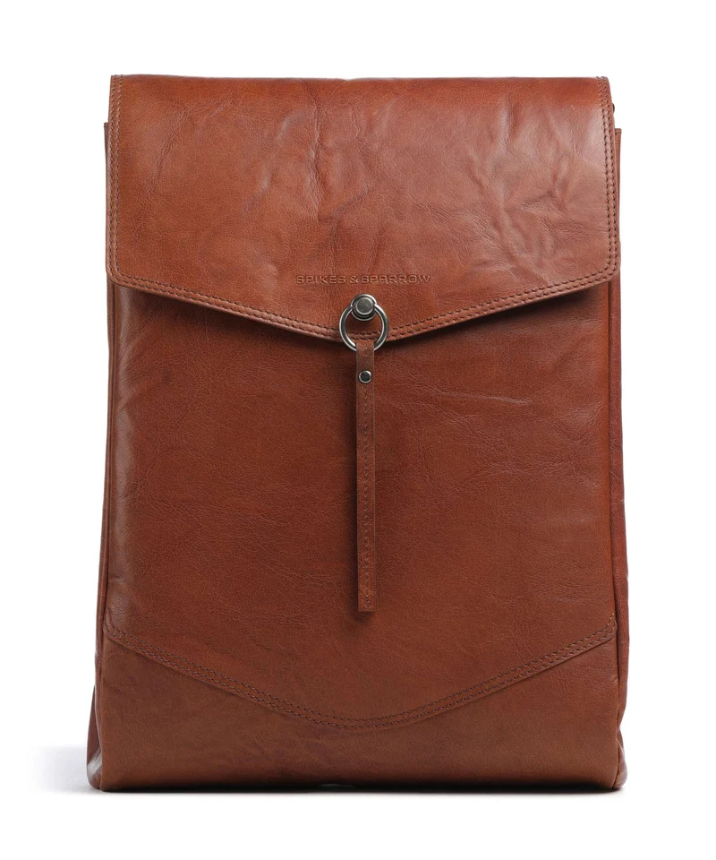 Spikes & Sparrow Bronco Marlotte Zaino porta pc brandy