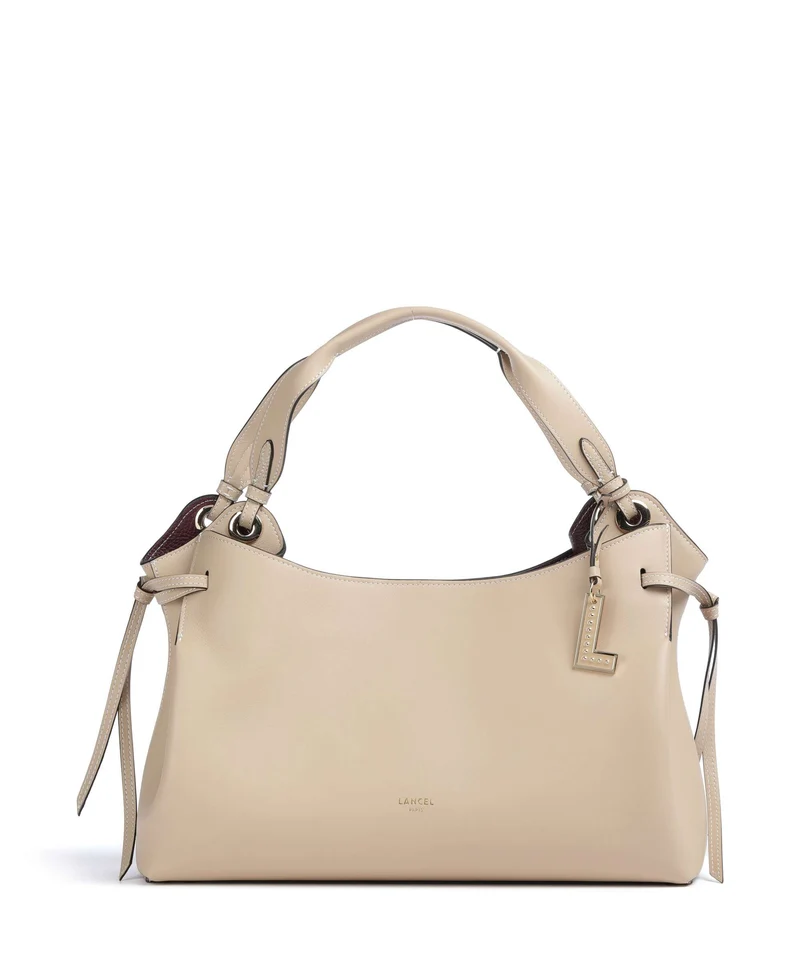 Lancel Swann M Borsa hobo cappuccino