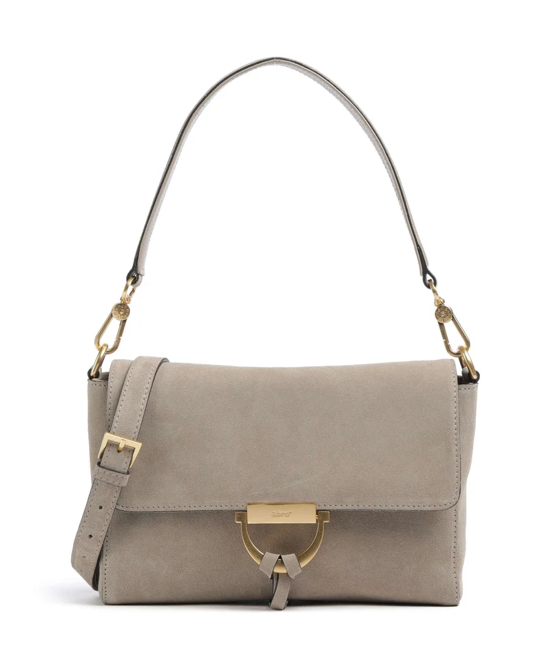 Abro Suede Temi Borsa a spalla siena