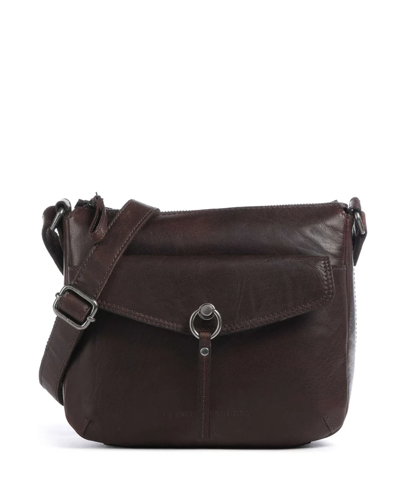 Spikes & Sparrow Bronco Jinthe Borsa a tracolla dark brown