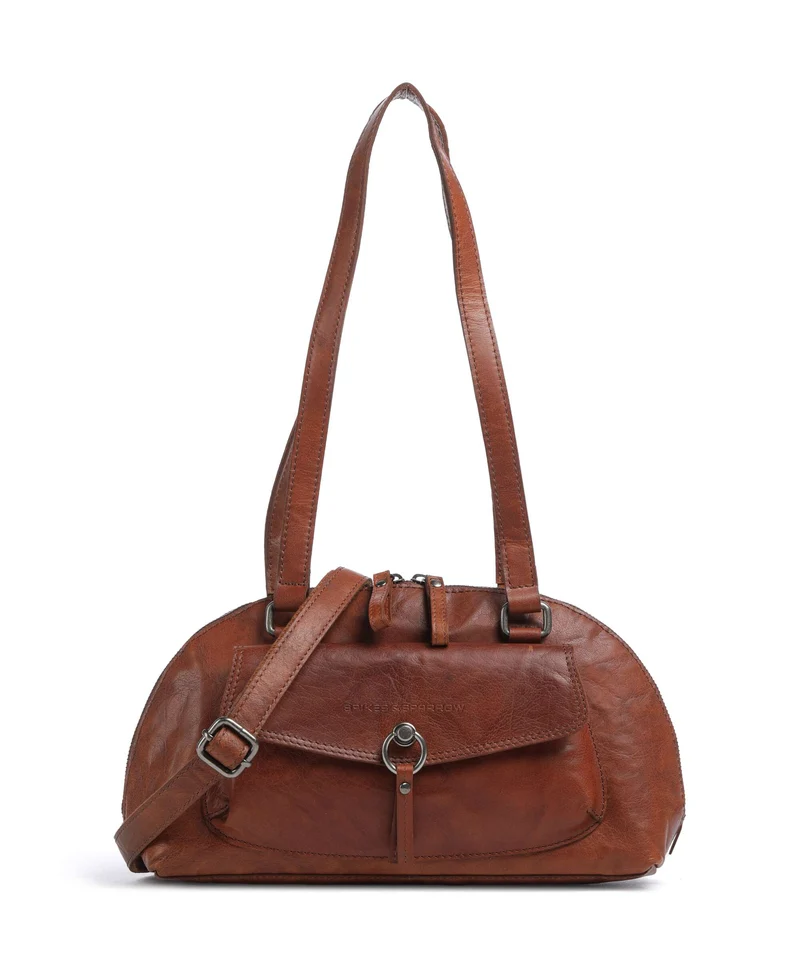Spikes & Sparrow Bronco Thyrza Borsa a spalla brandy