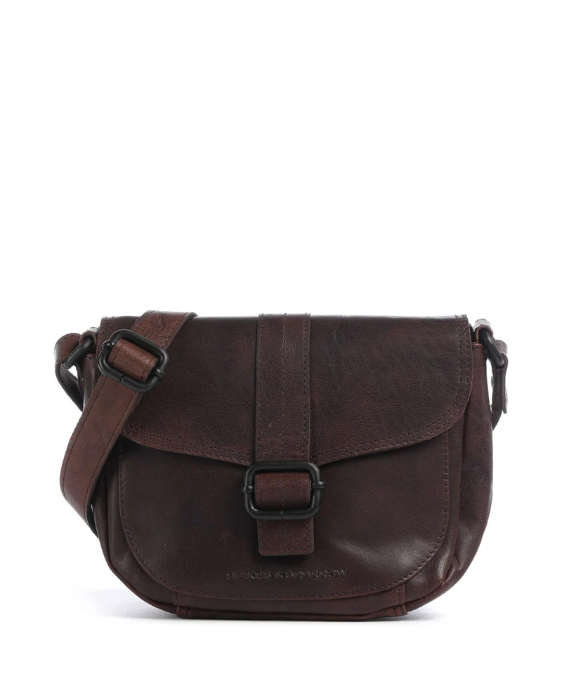 Spikes & Sparrow Bronco Dilianne Borsa a tracolla dark brown