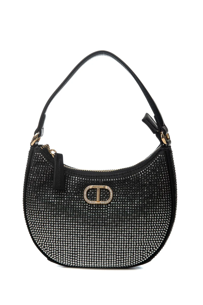 Borsa Twinset Moon Hb Da Donna Nera In Strass