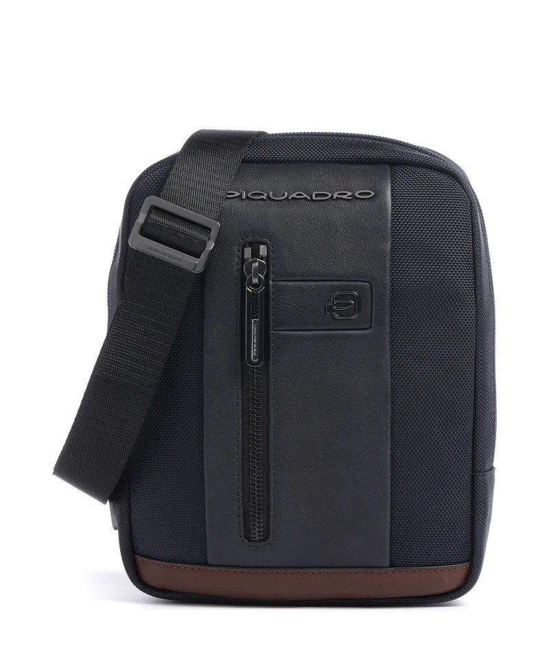 Piquadro Brief 2 Borsa a tracolla blue/cognac