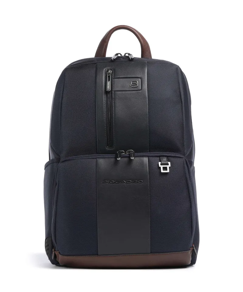 Piquadro Brief 2 LED Zaino porta pc blue/cognac