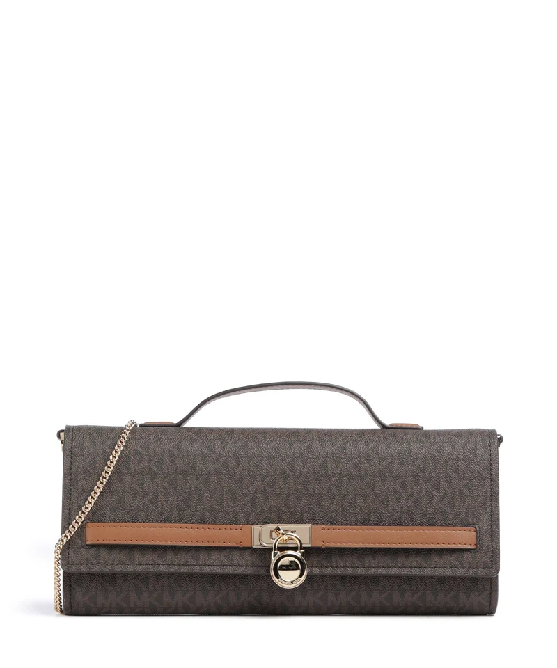 Michael Kors Hamilton Moderne Medium Borsa a spalla brown/acorn