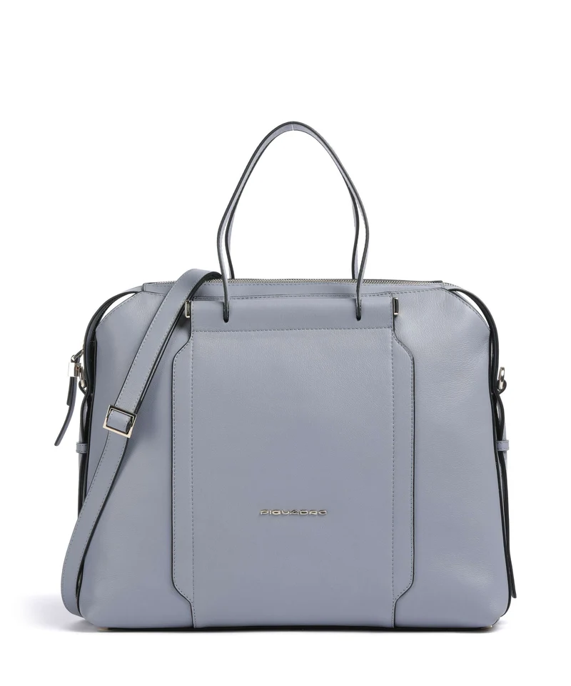 Piquadro Circle Cartella light blue