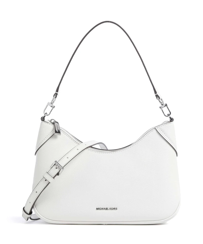 Michael Kors Jet Set Medium Borsa a spalla optic white
