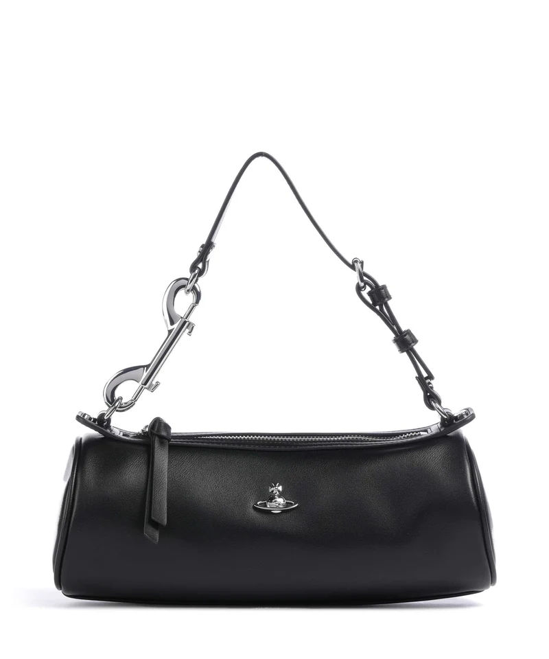Vivienne Westwood Cindy Cylinder Smooth Borsa a spalla black