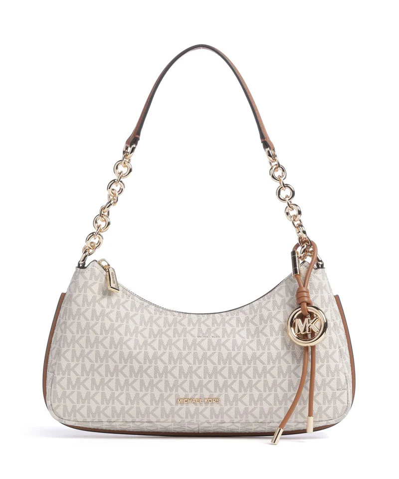 Michael Kors Nolita Medium Borsa a spalla vanilla/acrn