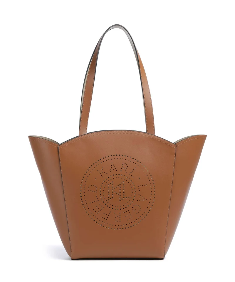 Karl Lagerfeld K/Circle Medium Borsa shopper dark tan