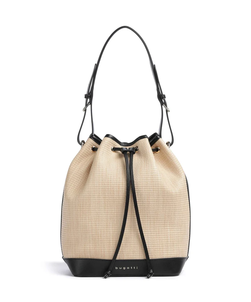 Bugatti Isa Borsa a secchiello beige
