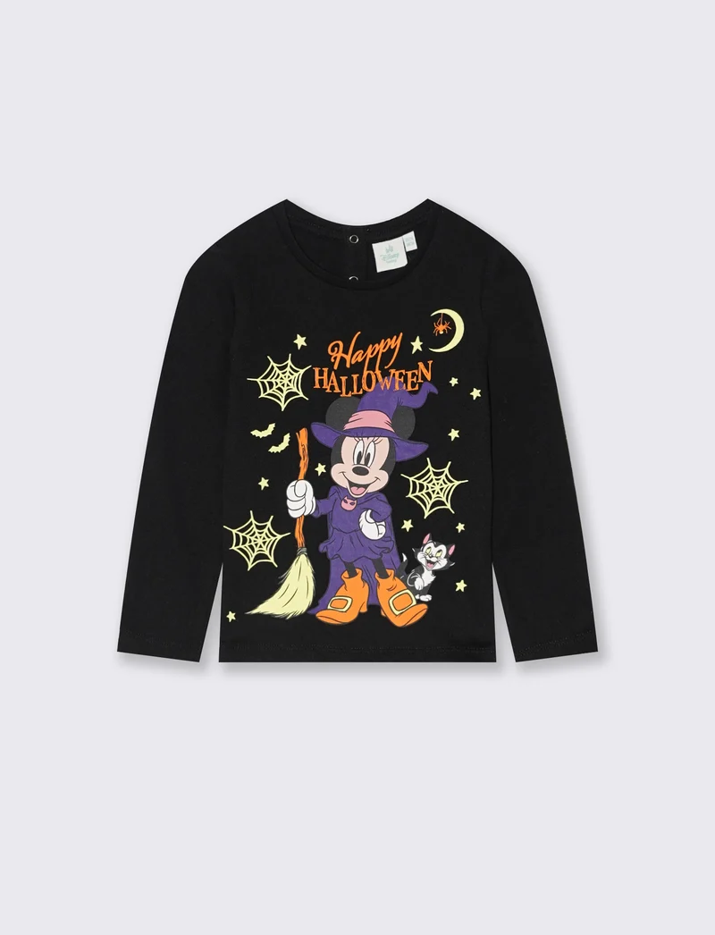 Maglietta Minnie Halloween - Nero