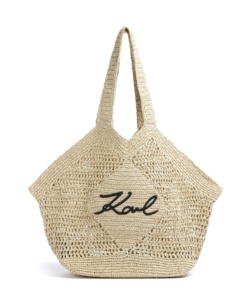 Karl Lagerfeld K/Signature Borsa shopper natural