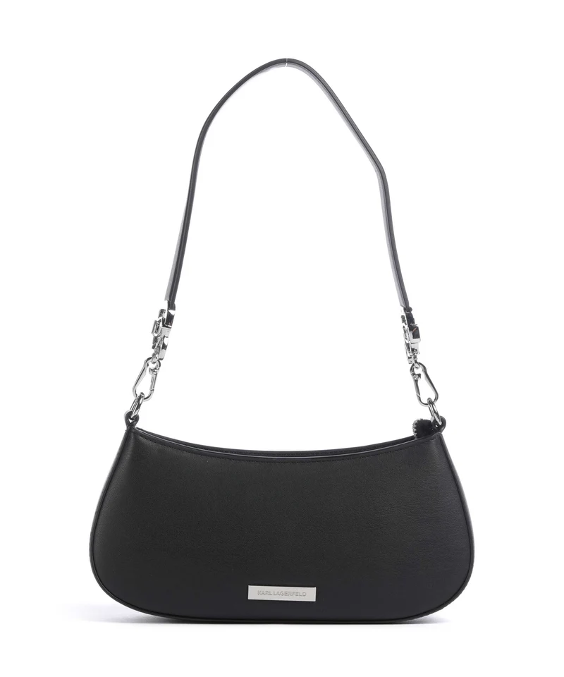 Karl Lagerfeld Ikon Smooth Borsa a spalla black