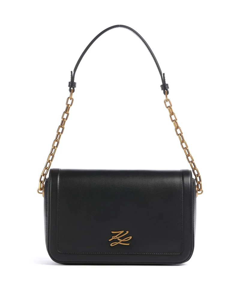 Karl Lagerfeld K/Autograph Medium Borsa a spalla black/gold