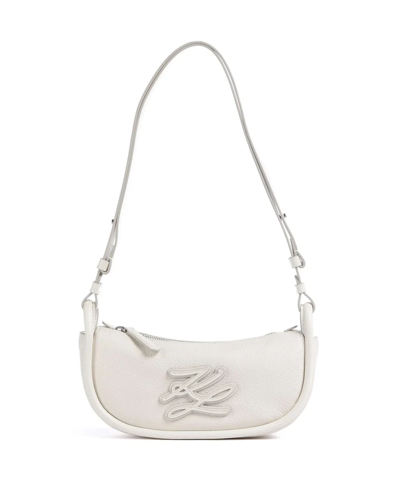 Karl Lagerfeld K/Autograph Small Borsa a spalla off white