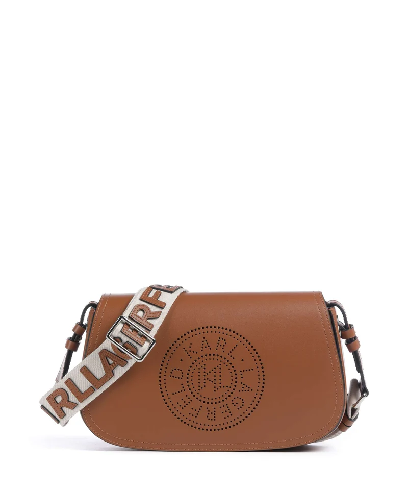 Karl Lagerfeld K/Circle Borsa a tracolla dark tan
