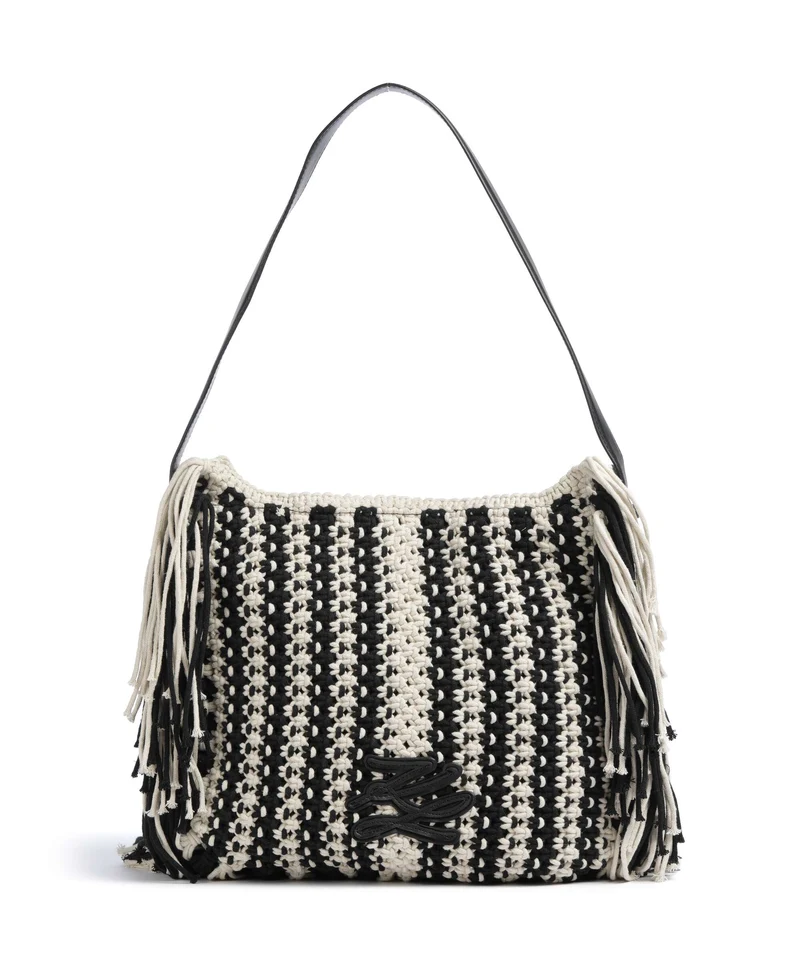 Karl Lagerfeld K/Autograph Borsa hobo black/white