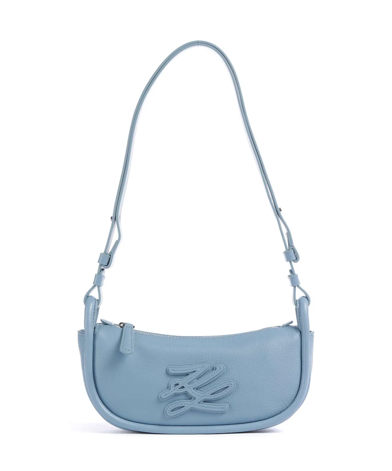 Karl Lagerfeld K/Autograph Small Borsa a spalla blue bloom